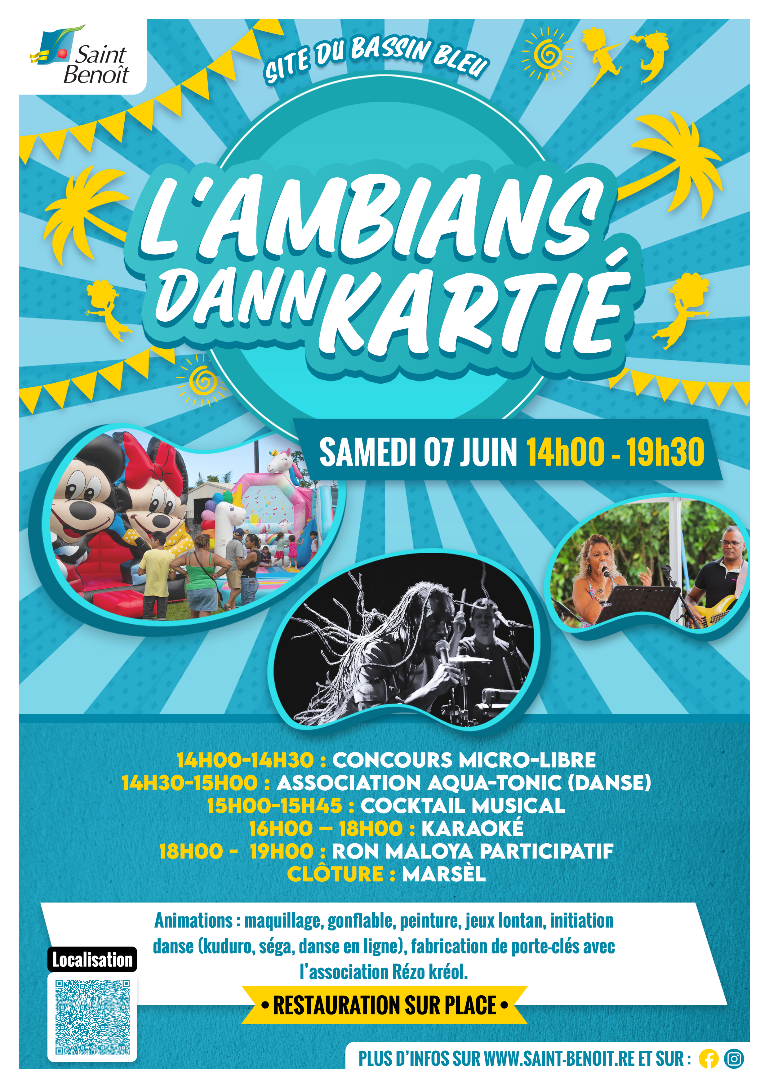 Alon met l'ambians Bassin bleu !