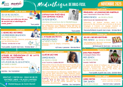 Médiathèque de Bras-Fusil - novembre 2025