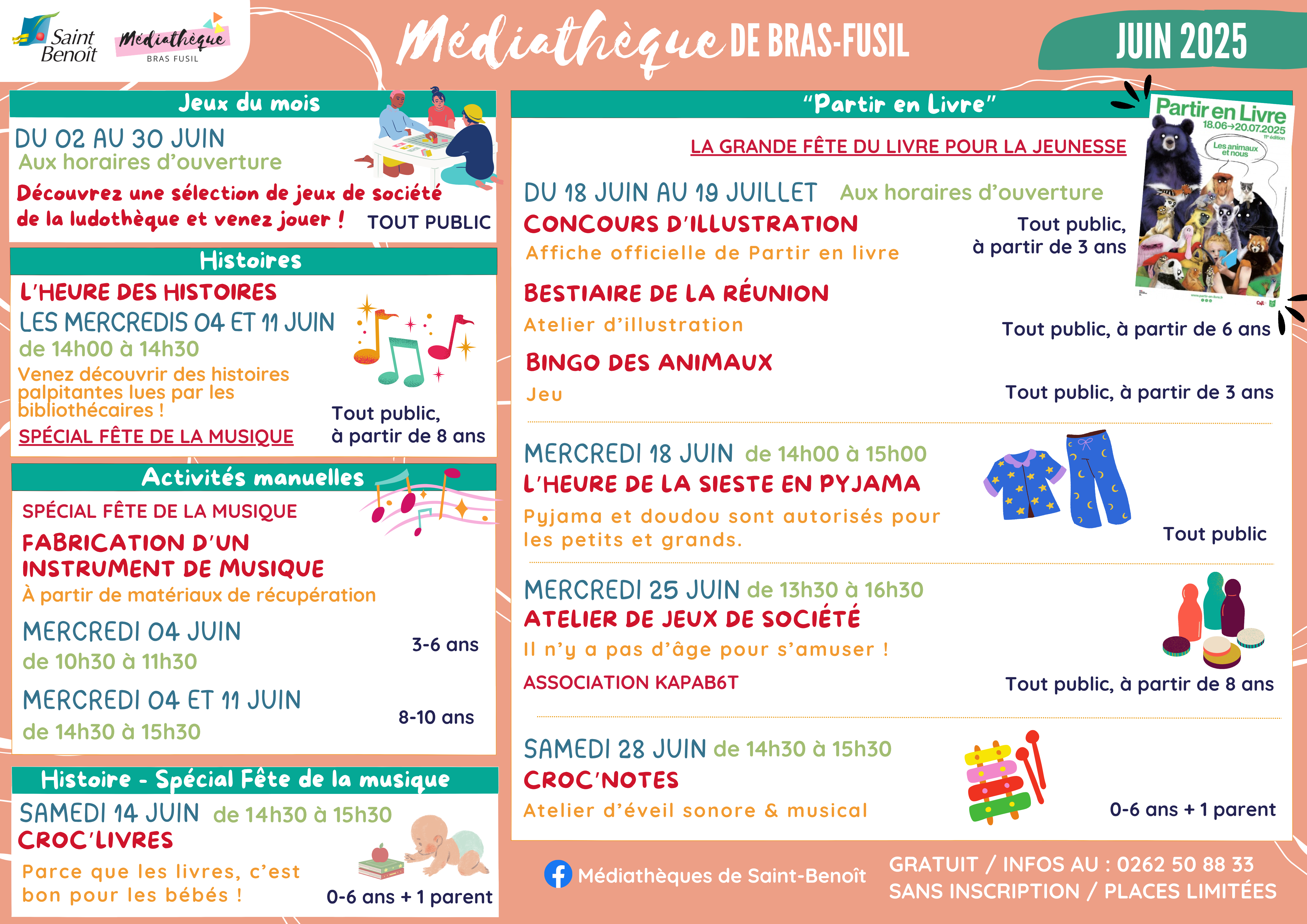 Médiathèque de Bras-Fusil - Juin 2025