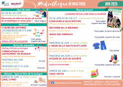Médiathèque de Bras-Fusil - Juin 2025