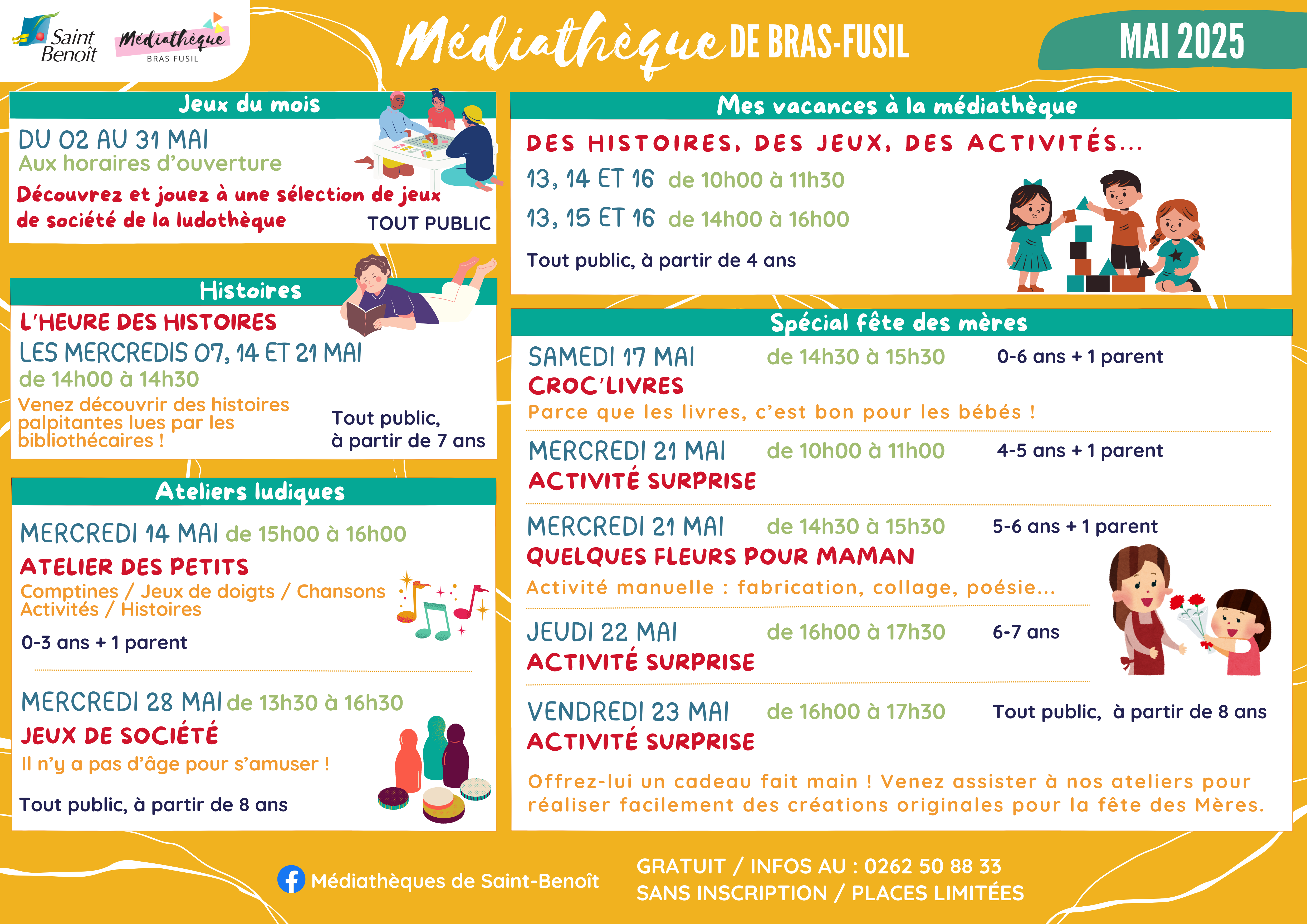 Médiathèque de Bras-Fusil - Mai 2025