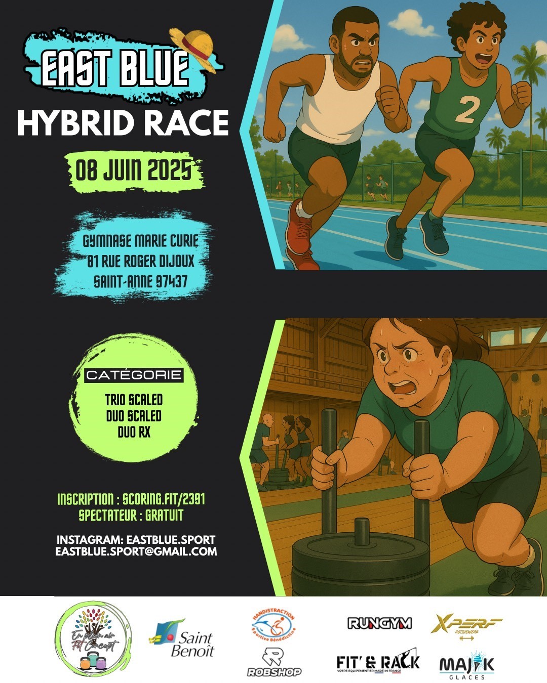 Hybrid Race avec East Blue