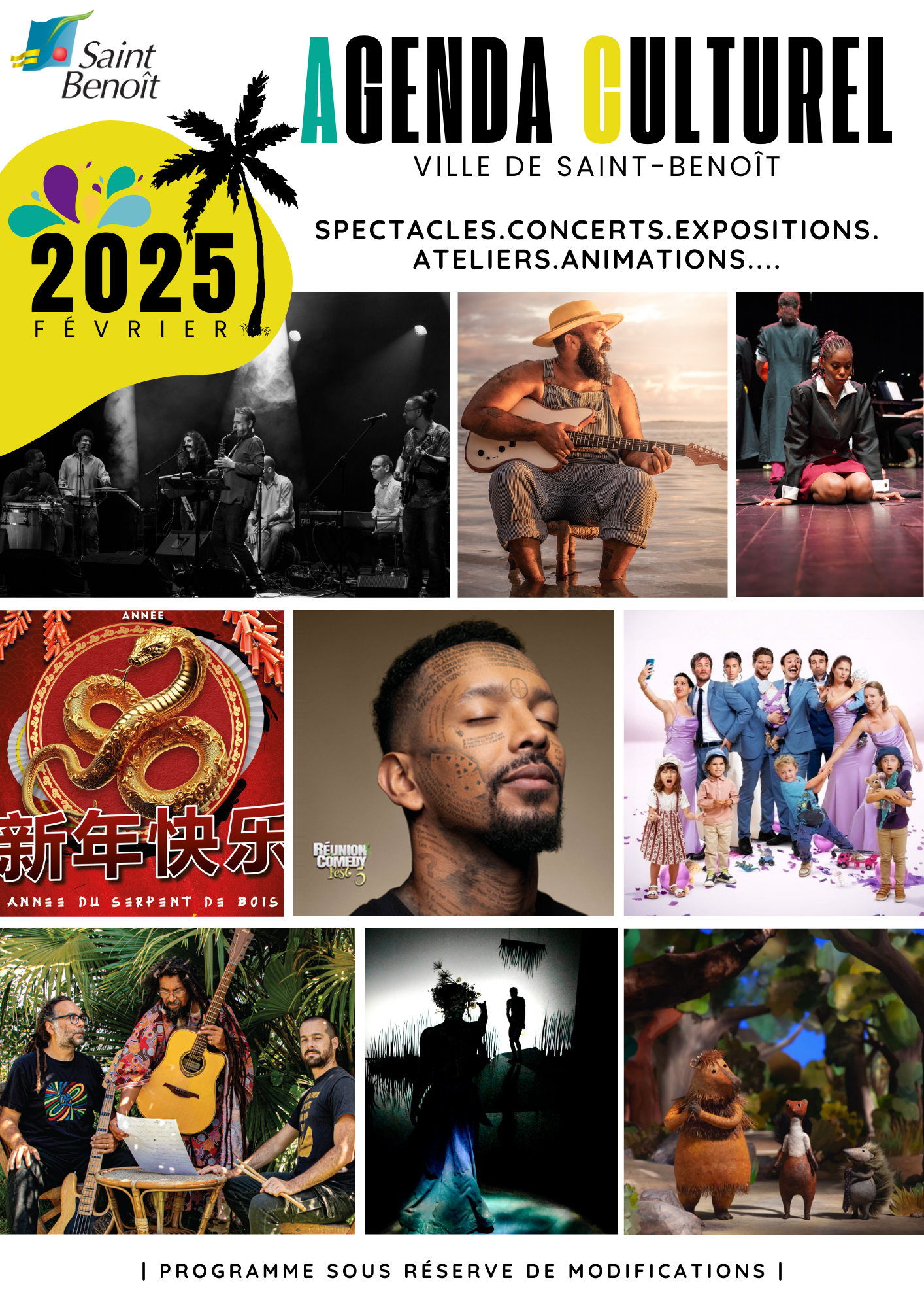 Agenda culturel février 2025