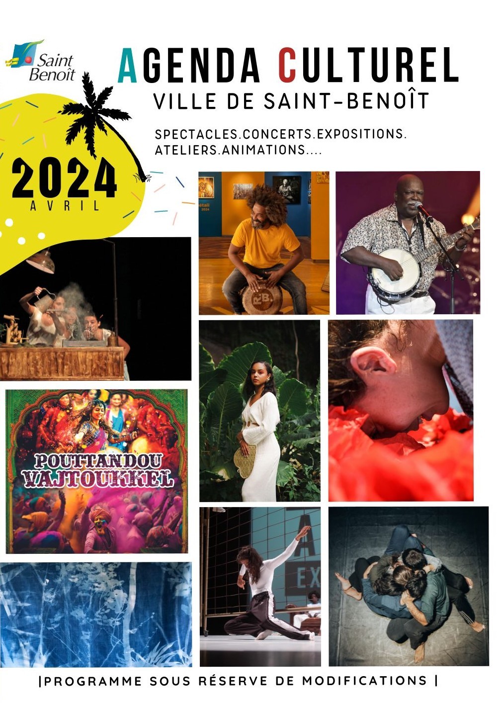 Agenda culturel du mois d'avril