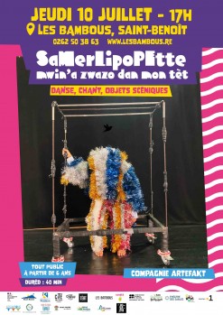 SAMERLIPOPPETTE, mwin'a zwazo dan mon tèt, Cie Artefakt