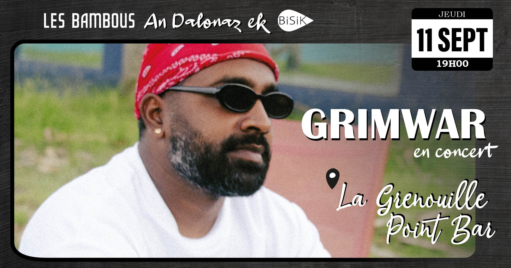 Grimwar en concert - Les Bambous An Dalonaz ek BiSiK