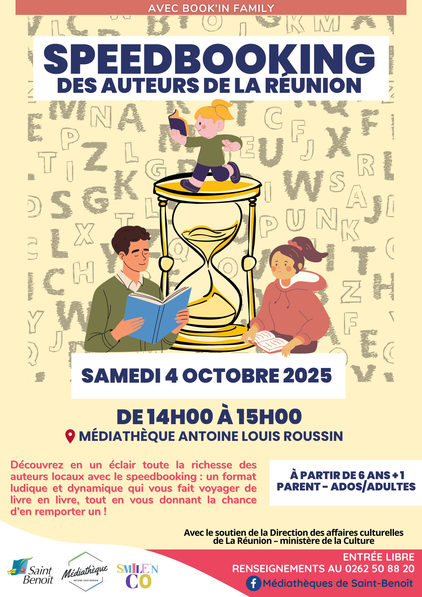 Speedbooking des auteurs à La Réunion