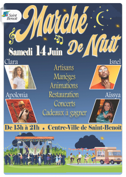 Le Marché de Nuit revient à Saint-Benoît !