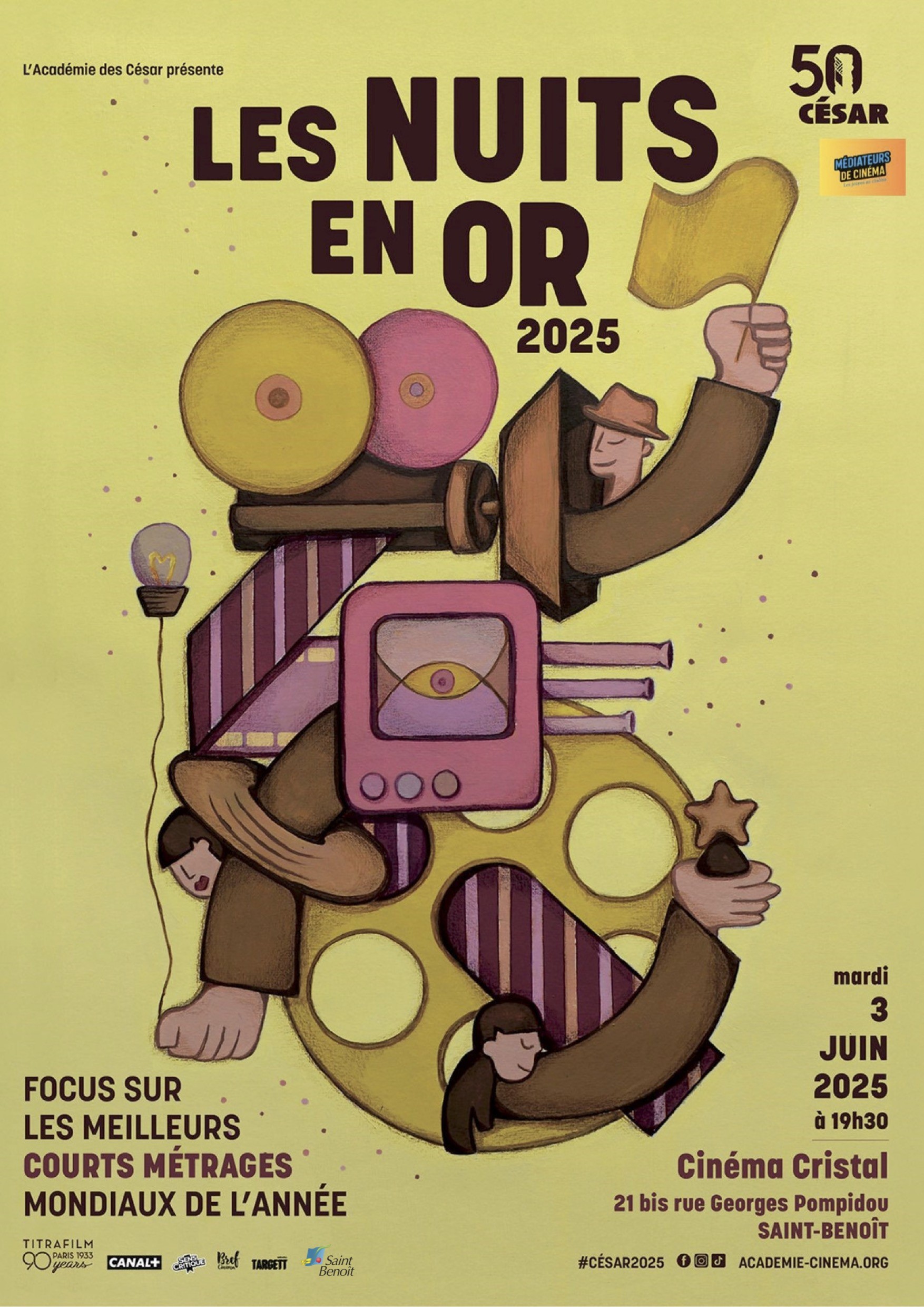 Les Nuits en Or 2025 – Le meilleur du court métrage international au Cinéma Cristal