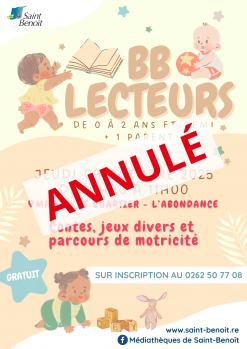 BB LECTEURS - ANNULE