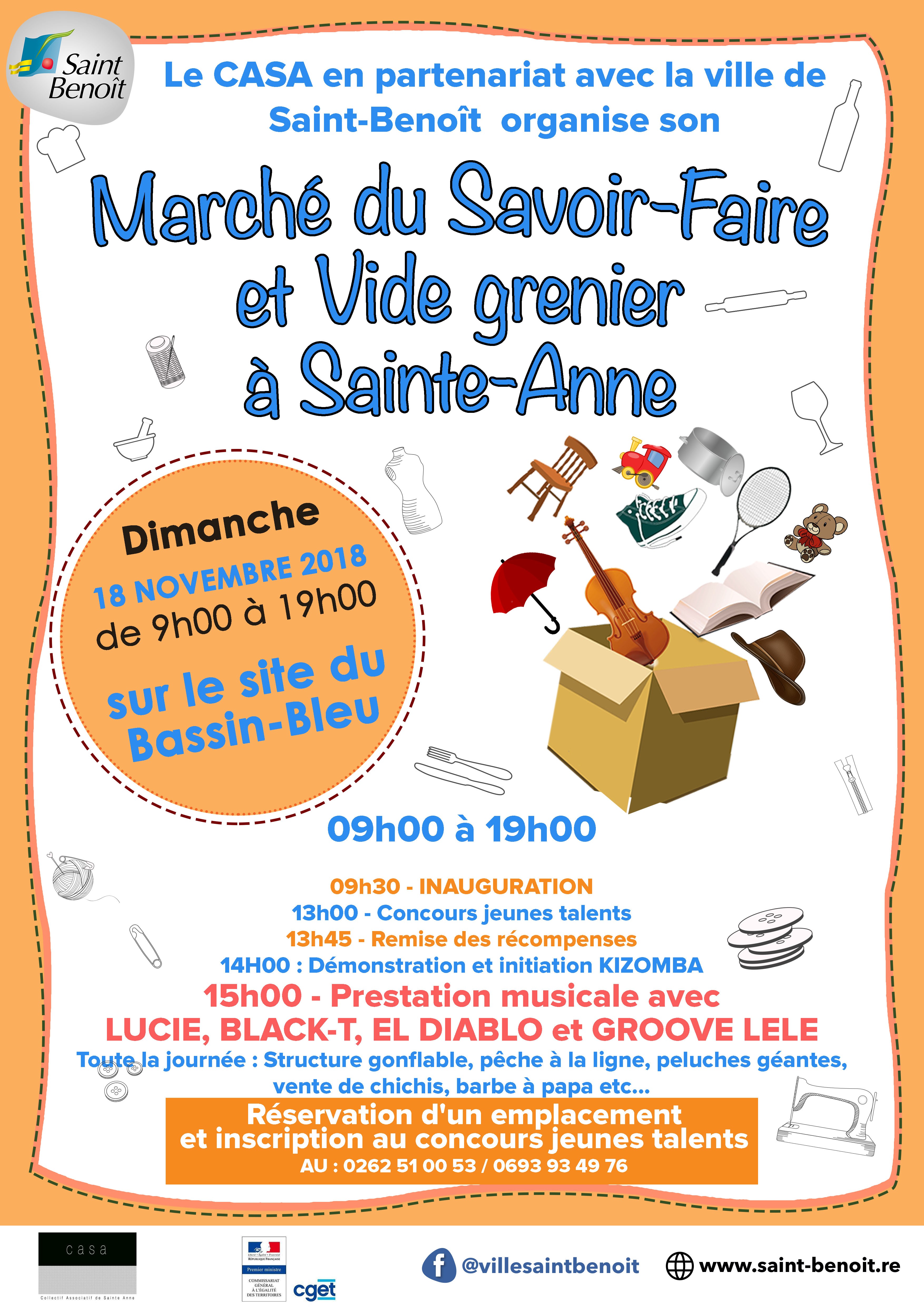 Marché du savoir-faire et vide grenier
