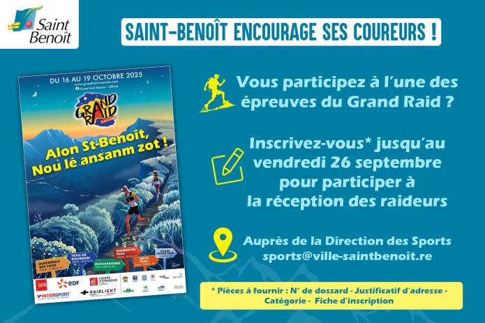Inscriptions - Réception des raideurs bénédictins