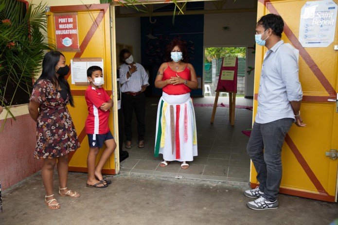 Le coin lecture de la maison de quartier de Chemin de Ceinture