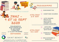 JOURNEE NATIONALE DE LUTTE CONTRE L'ILLETTRISME