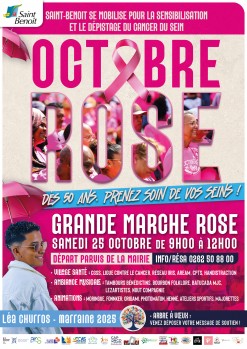 Grande Marche Rose à Saint-Benoît