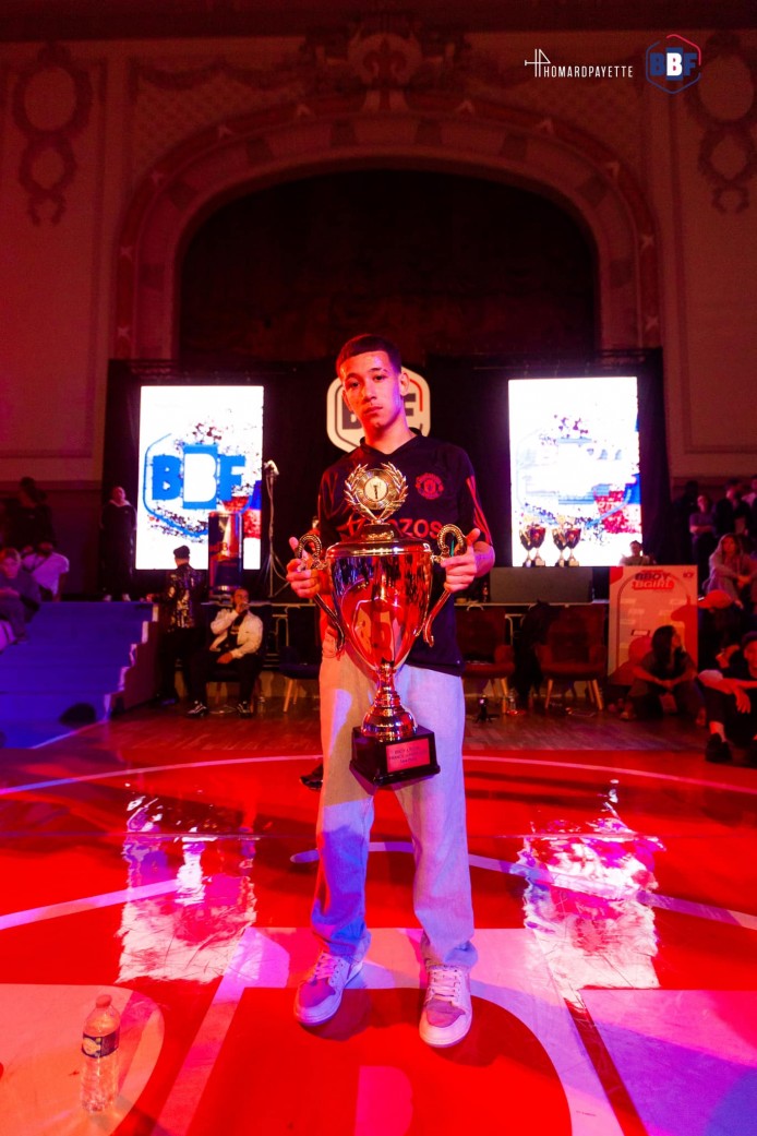 Thomas Payet sacré champion de France Junior de Breakdance