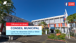 Conseil municipal du 1er décembre 2025