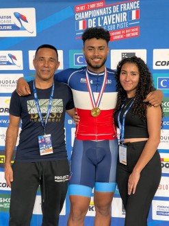 Nicolas Laugier sacré champion de France de cyclisme sur piste
