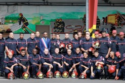 14 juillet - Revue des troupes du centre de secours de St-Benoît