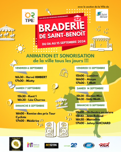 Programme de la braderie commerciale