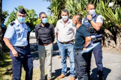 Exercice de lutte contre une pollution maritime sur les côtes Est de l'île
