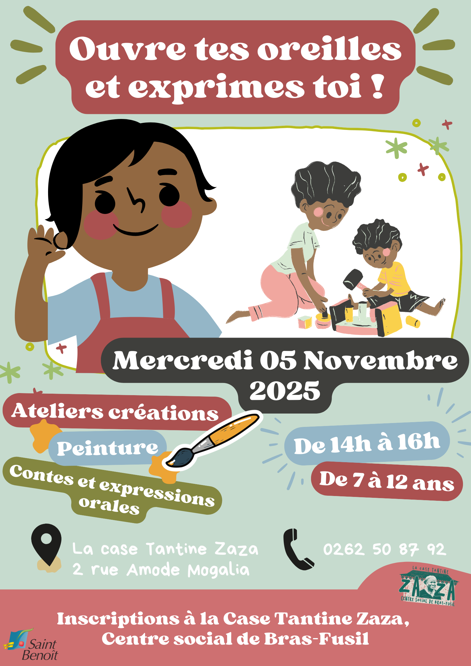 Ouvre tes oreilles et exprime-toi !