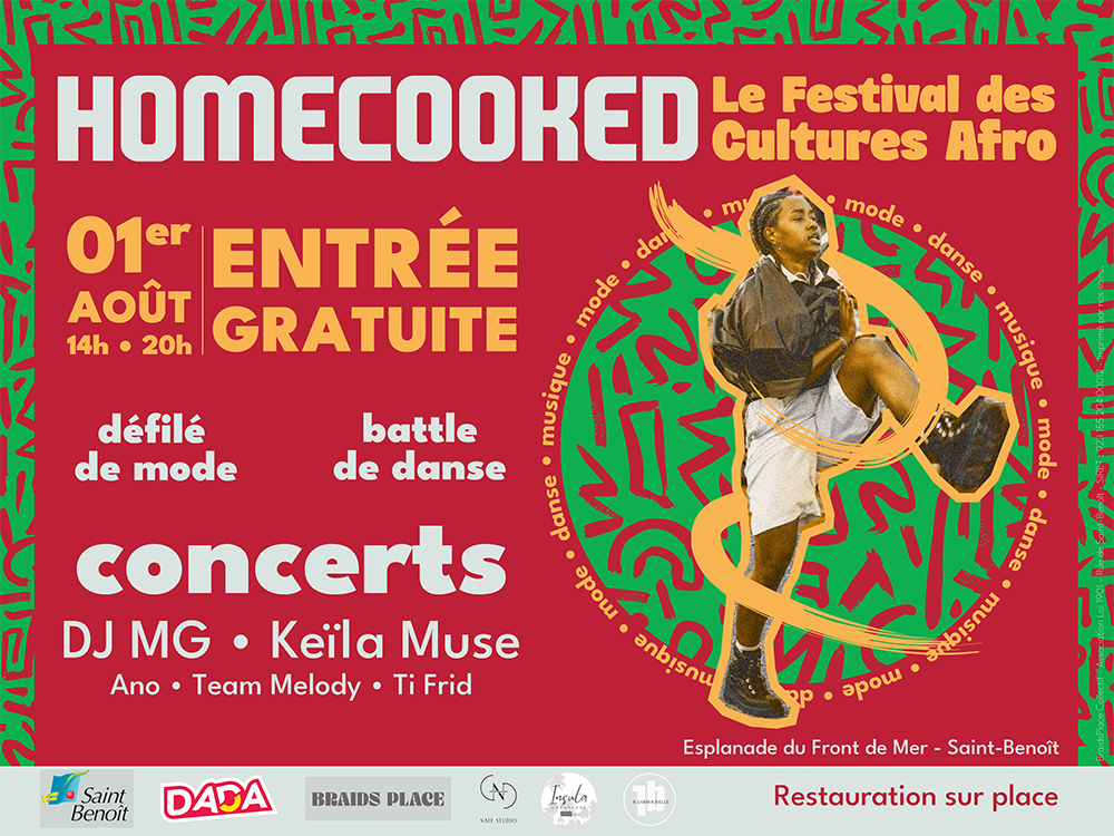Homecooked Festival : la culture afro à l'honneur à Saint-Benoît !
