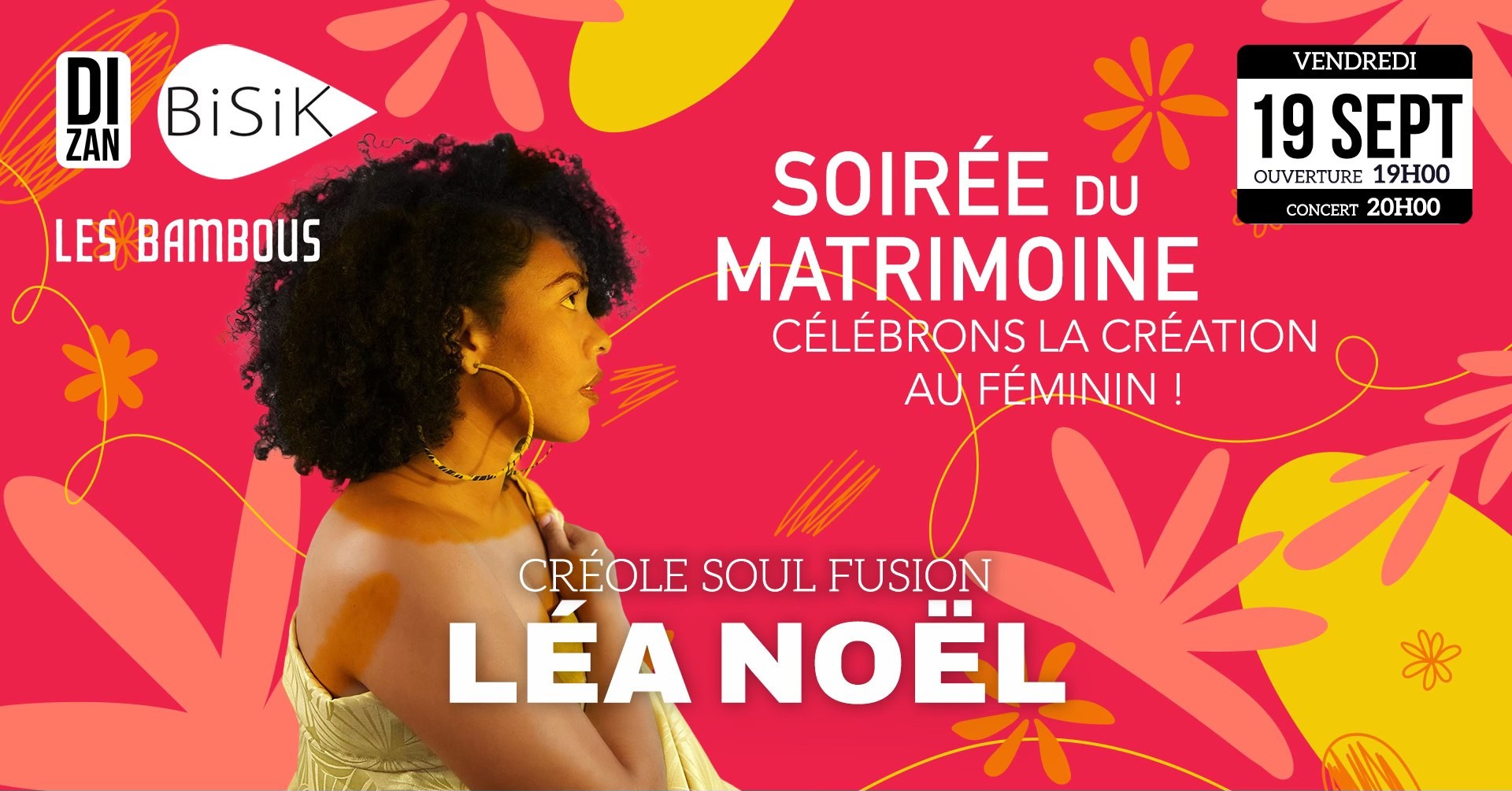 Soirée du Matrimoine au Bisik avec Léa Noël en concert !