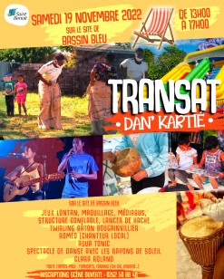 « Transat dan’ kartié » débarque sur le site du Bassin Bleu!