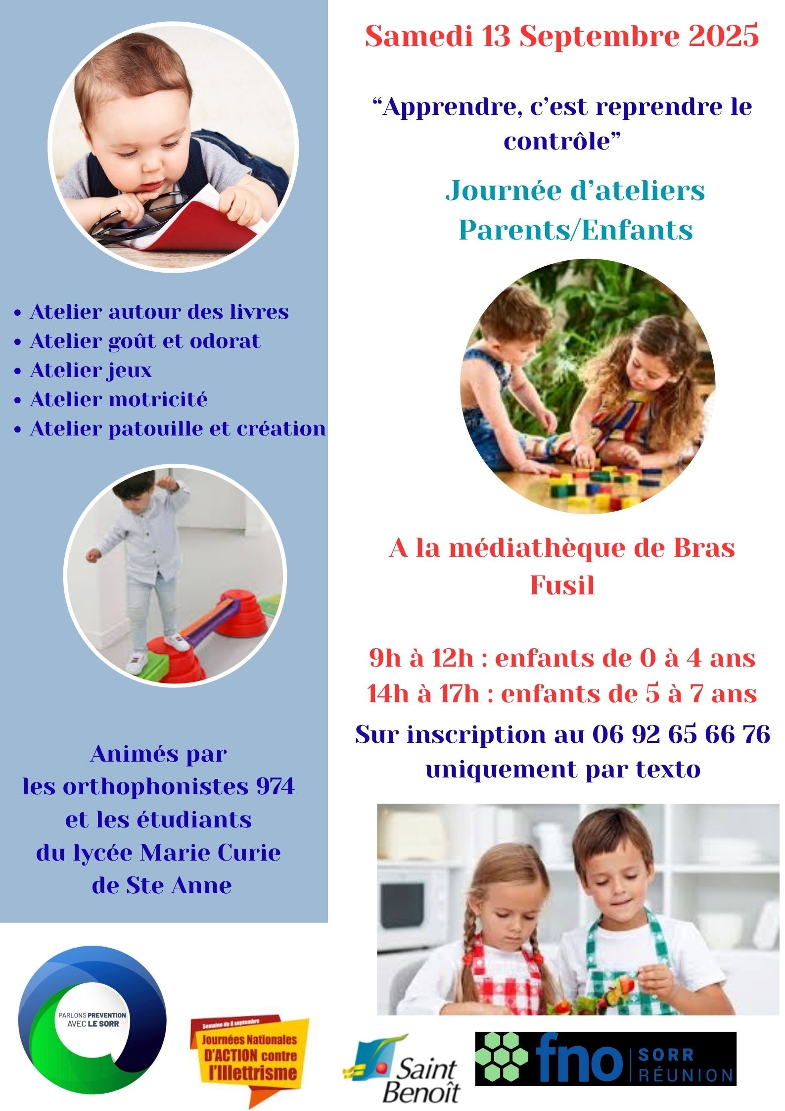 Journée d’ateliers Parents/Enfants