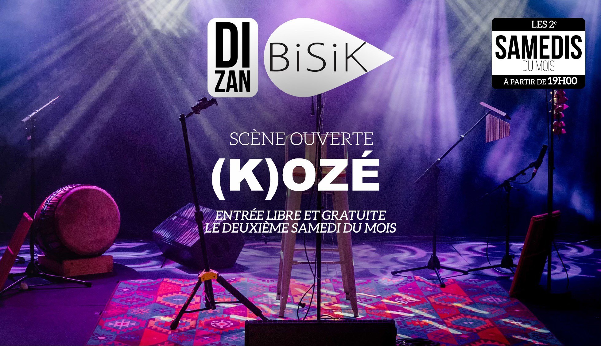 (K)ozé, la scène ouverte du Bisik Ozé kozé !