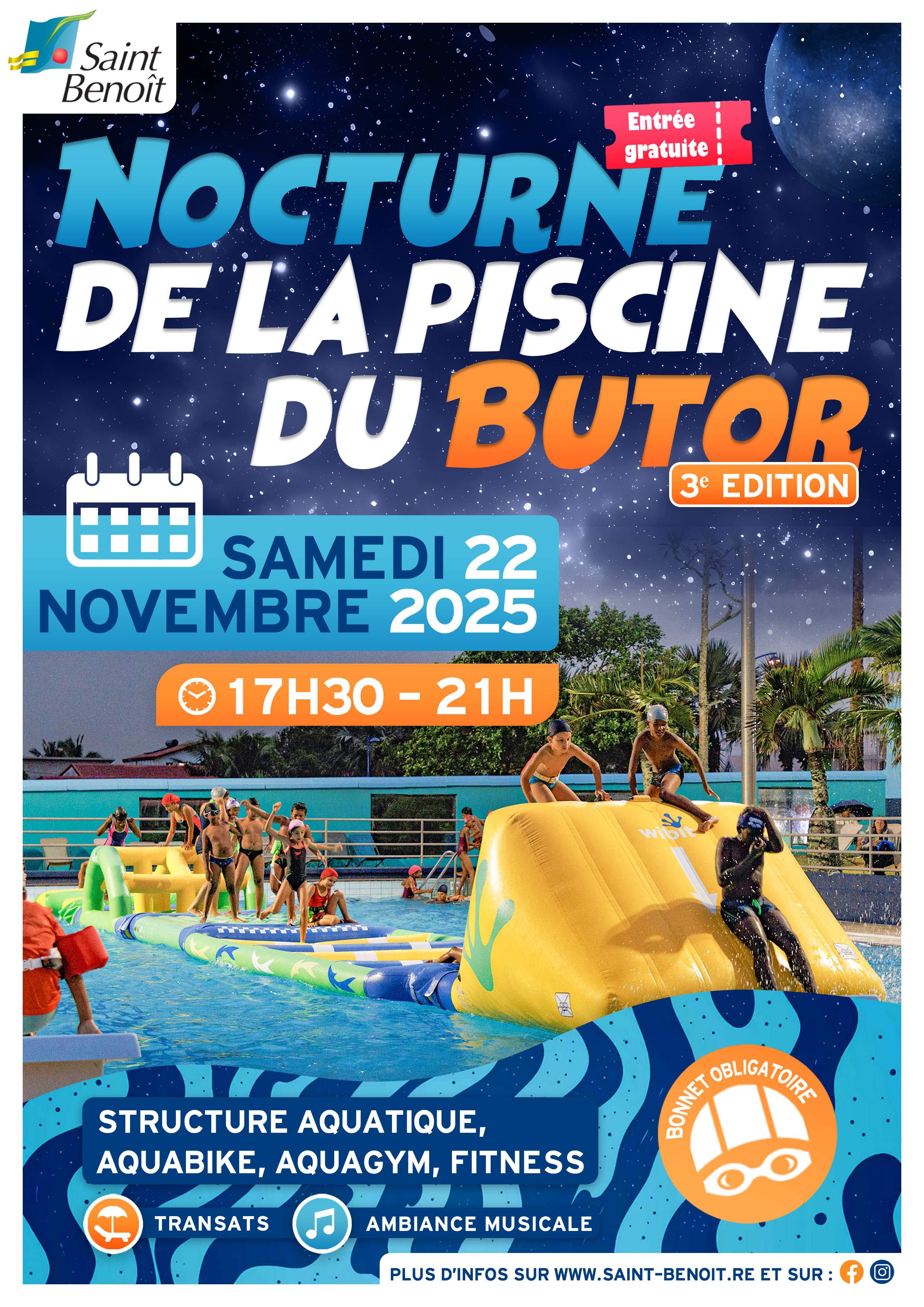 Nocturne de la piscine du Butor
