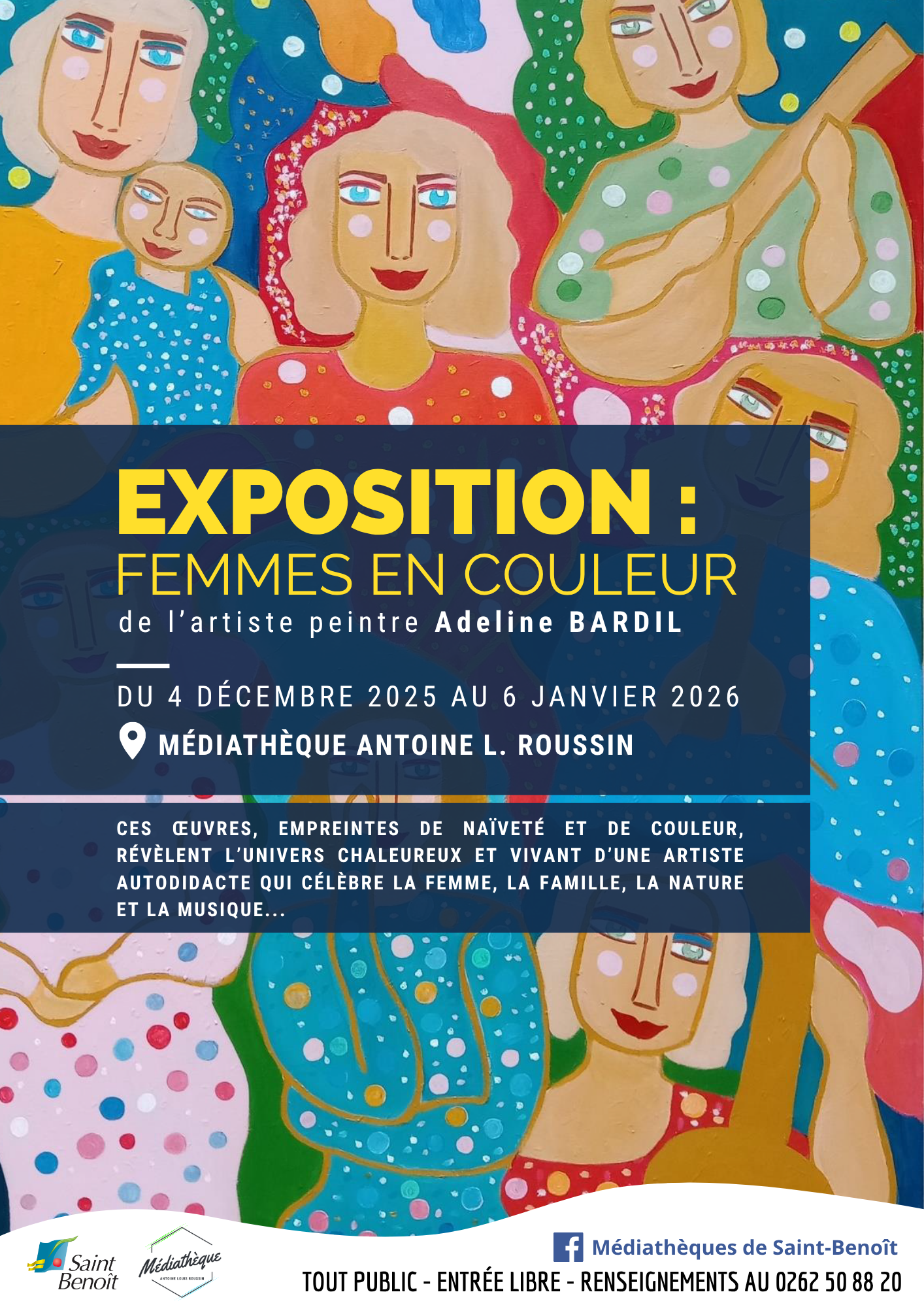 EXPOSITION : Femmes en couleur de Adeline BARDIL