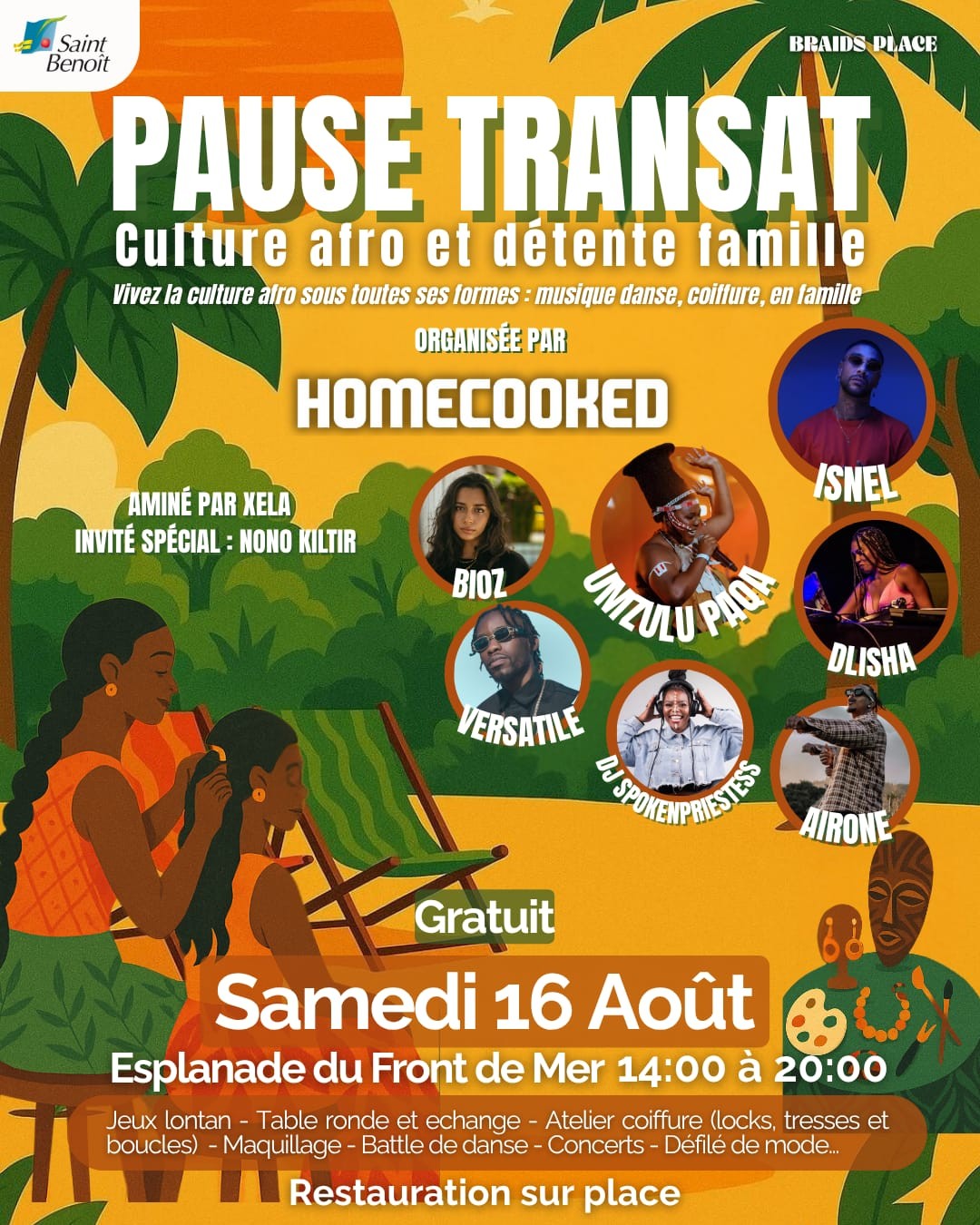 Pause Transat - Culture afro et détente en famille
