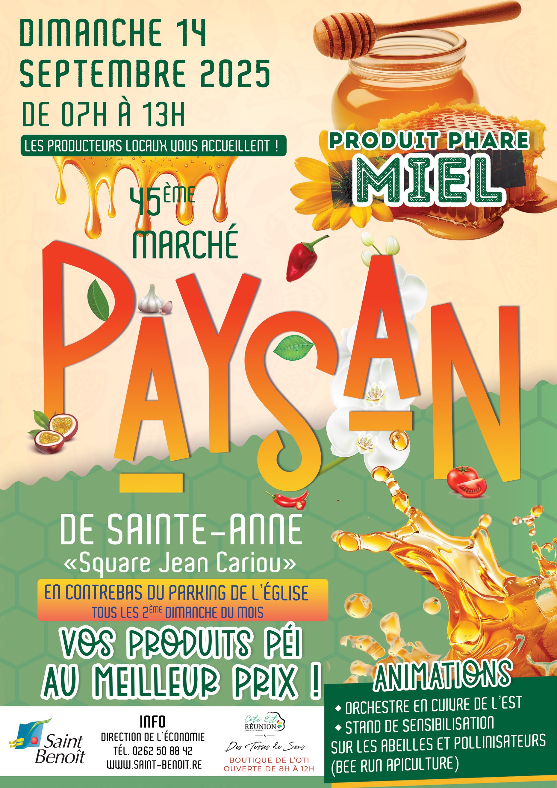 45e Marché paysan : le miel à l'honneur !