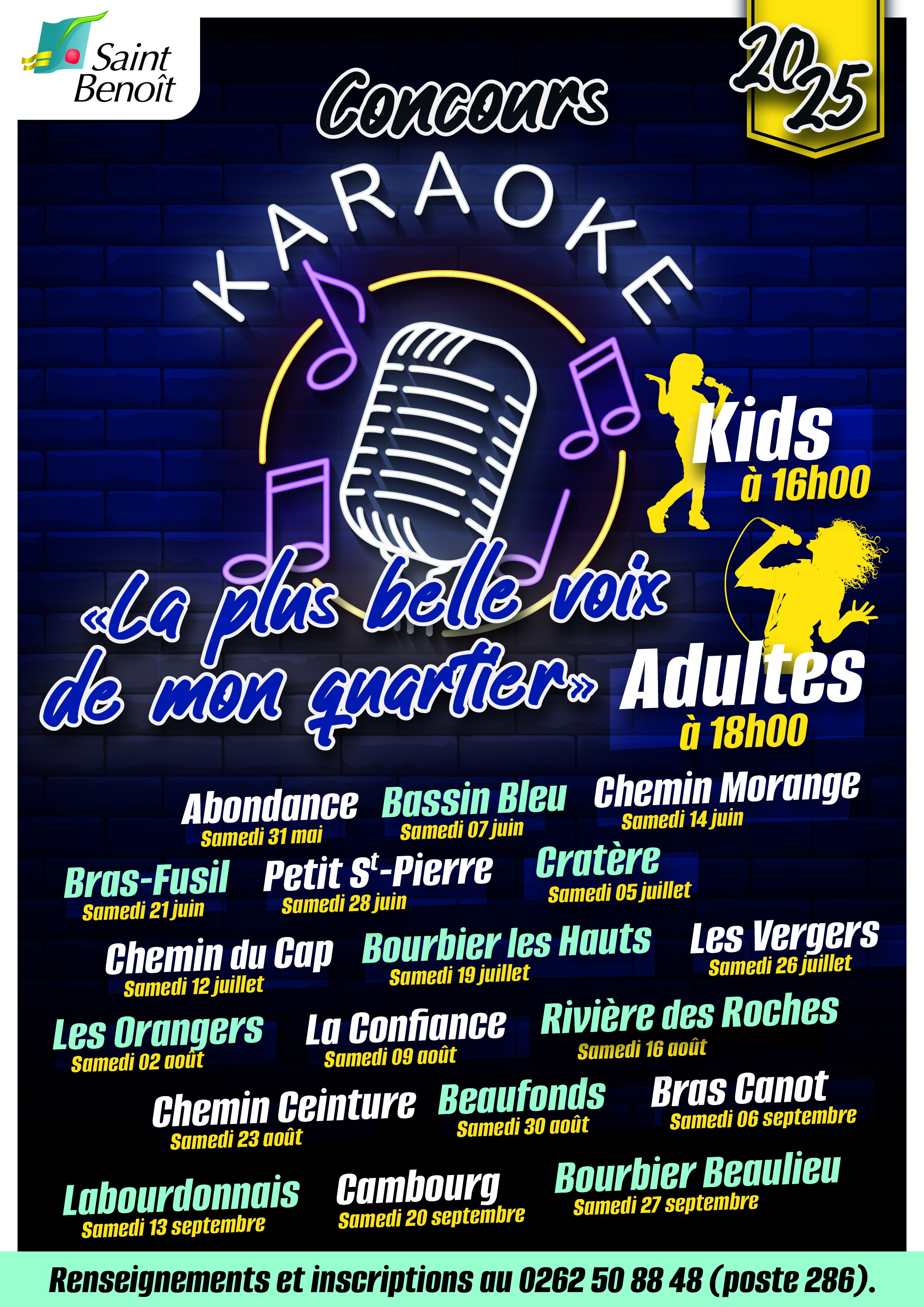 Concours karaoké "La plus belle voix de mon quartier"