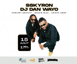 SSKYRON x DJ DAN WAYO en live à Bassin Bleu