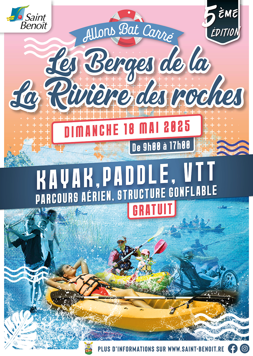 Allons bat carré la Rivière des roches