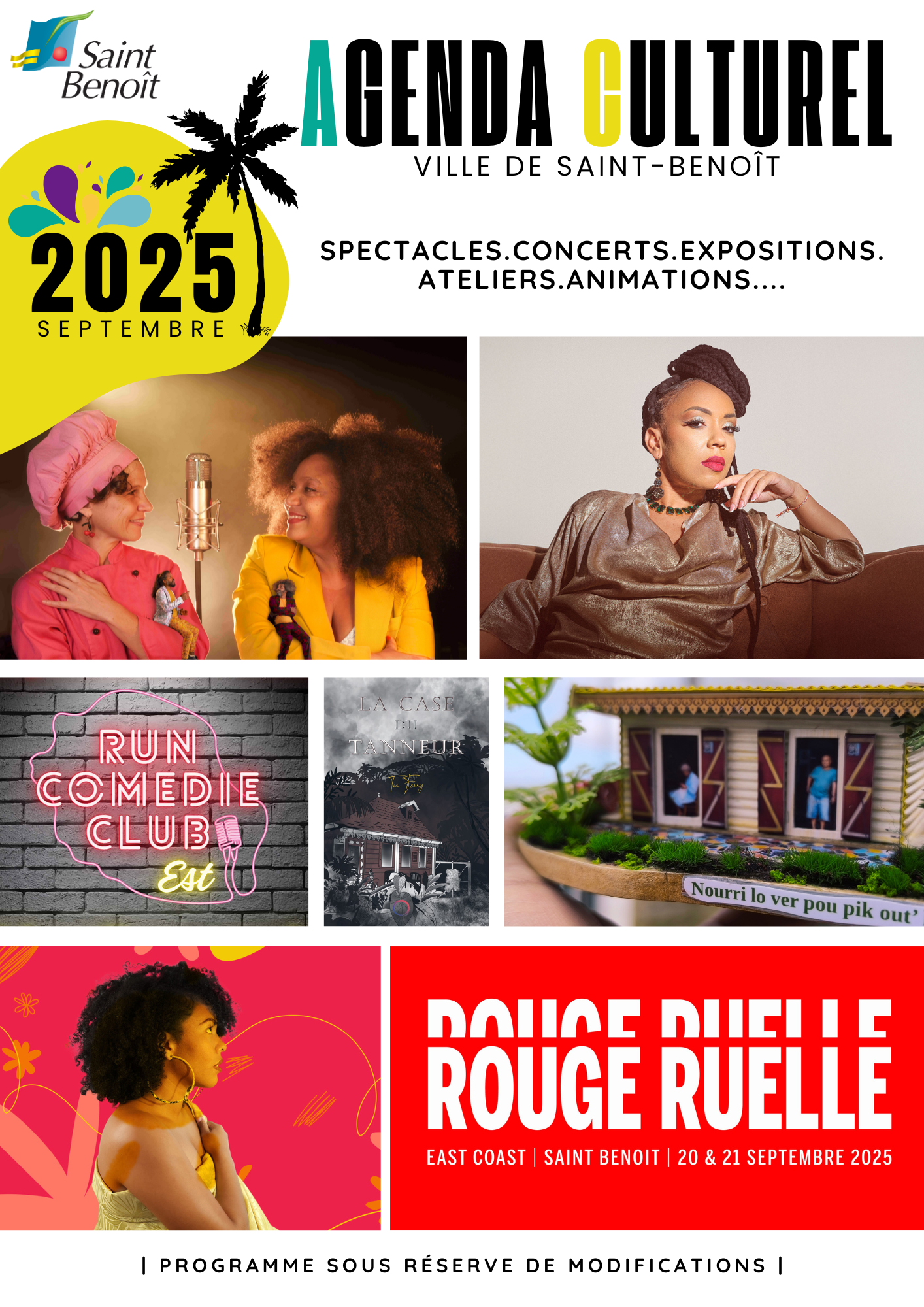 AGENDA CULTUREL – SEPTEMBRE 2025