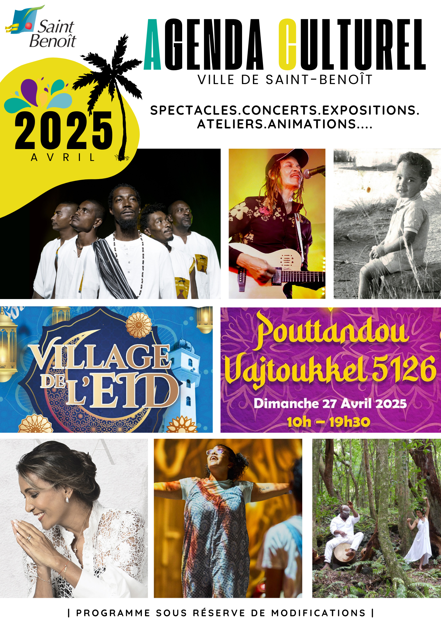 Agenda Culturel - Avril 2025