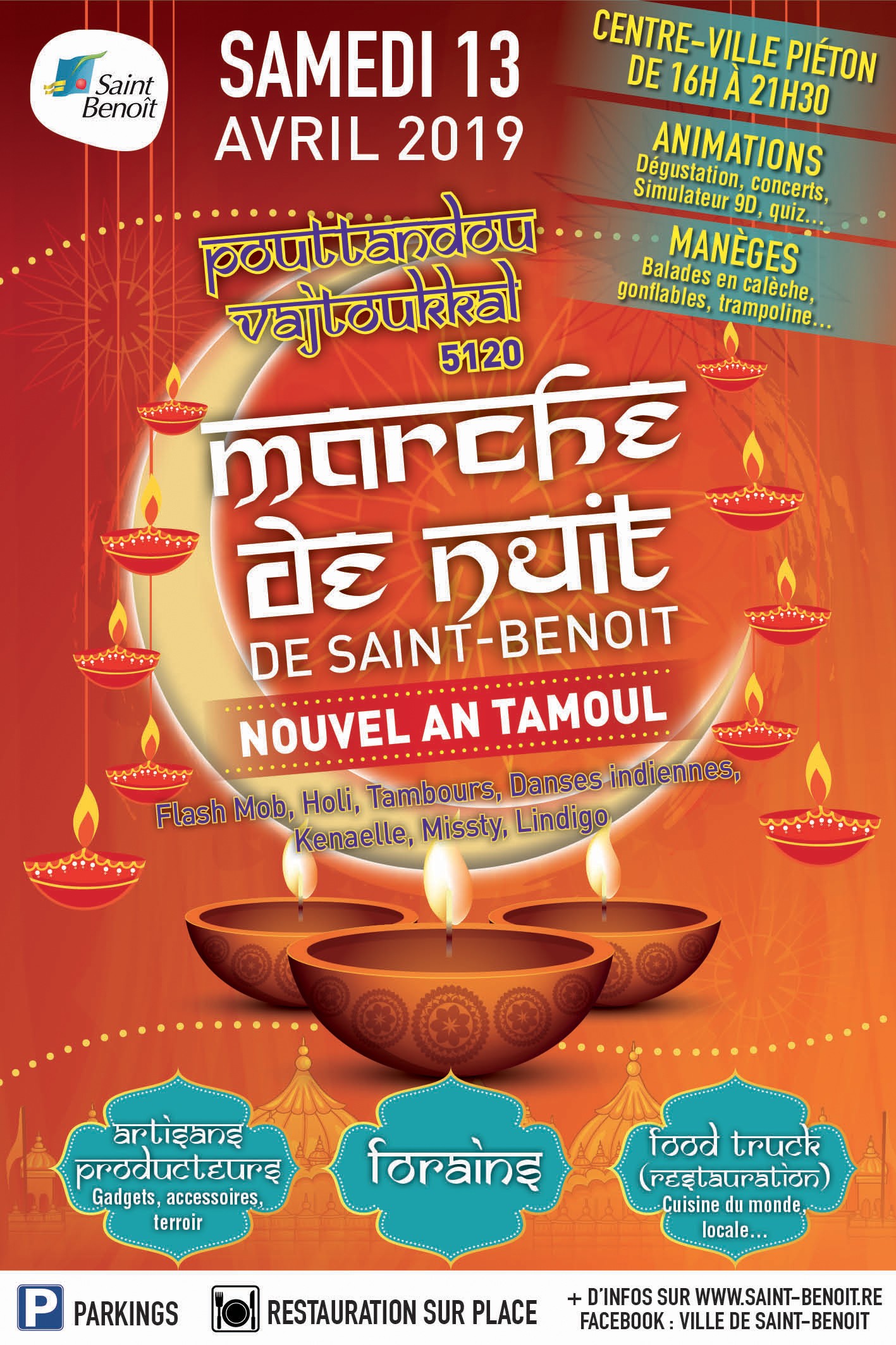 Marché de nuit spécial "Nouvel an tamoul"