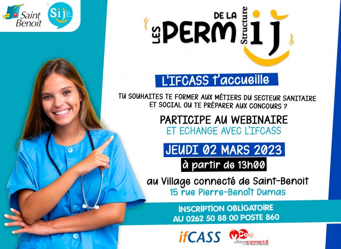 L’IFCASS vous reçoit au Village connecté de Saint-Benoît !