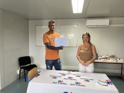 Jonathan dépasse son handicap et décroche son TP de Conducteur du Transport de Marchandises