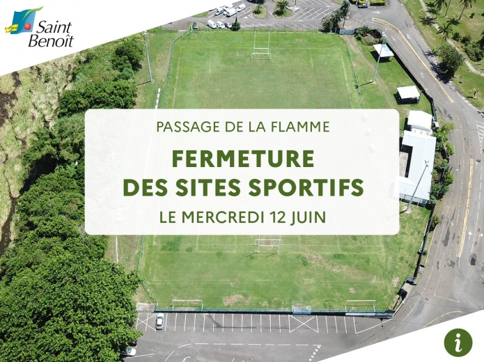 Fermeture exceptionnelle des sites sportifs le 12 juin