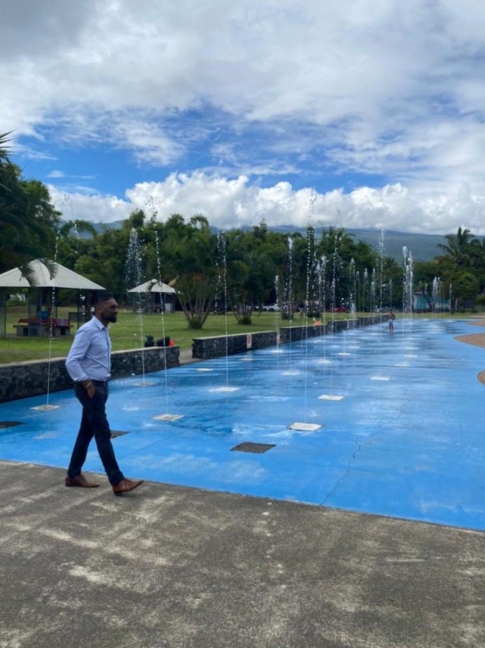 BASSIN BLEU : REMISE EN ETAT DES JEUX D’EAU