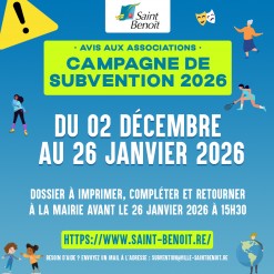ASSOCIATIONS - Demande de subvention