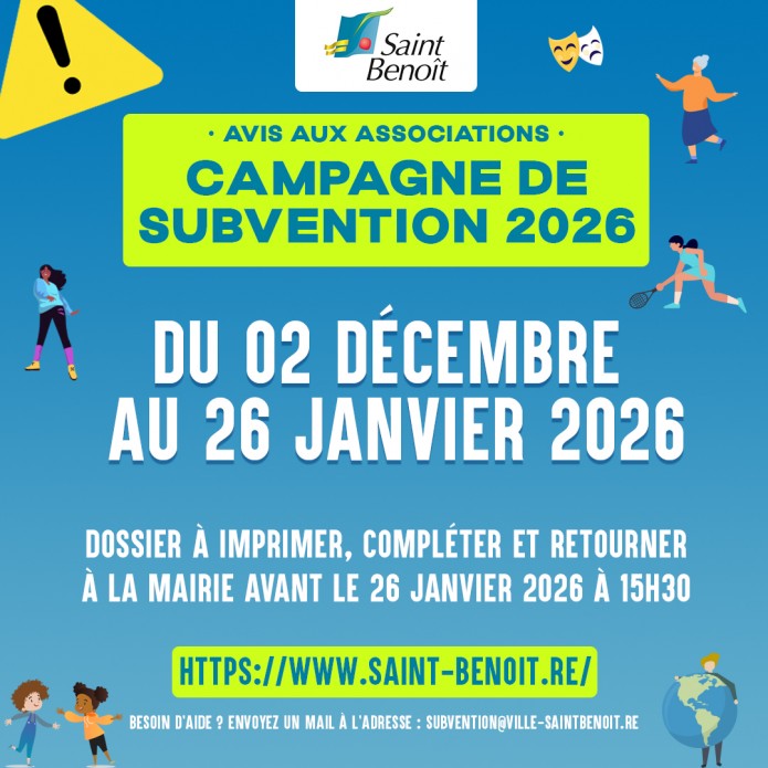 ASSOCIATIONS - Demande de subvention