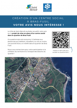 Sondage - Votre avis sur la création d’un Centre Social à Bras Fusil