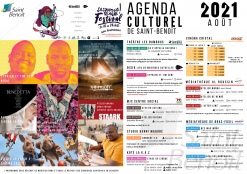 Agenda culturel // AOÛT 2021