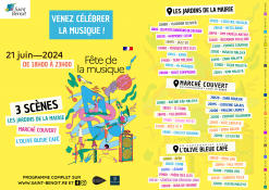 Programme Fête de la musique : Trois scènes, plusieurs ambiances…